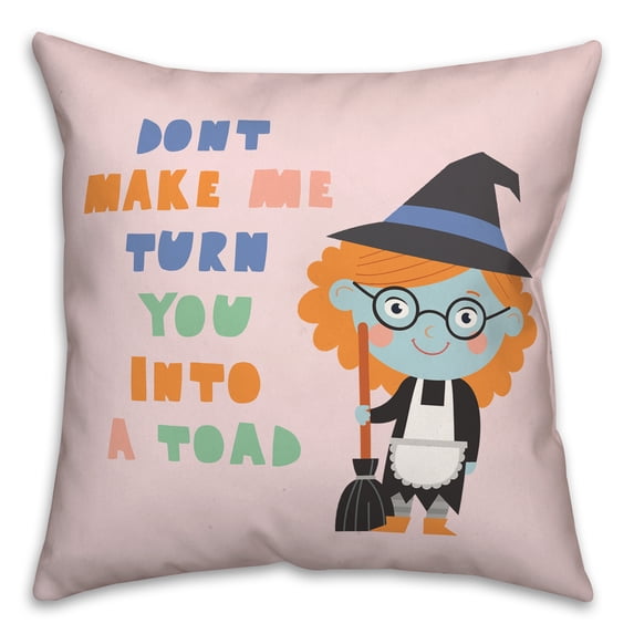 Creative Products Witch Girl Spell 20 x 20 Spun Poly Pillow