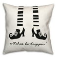 thumbnail image 1 of Creative Products Witches Be Trippin 18x18 Spun Poly Pillow, 1 of 3