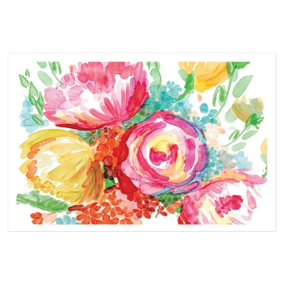Creative Products Wonderful Watercolor Florals 36x24 Canvas Wall Art