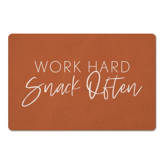 Creative Products Work Snacks Copper 27x18 Floor Mat