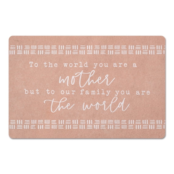 Creative Products World Mother 27x18 Floor Mat