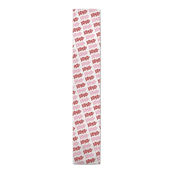 Creative Products XOXO Pattern 16x72 Poly Twill Table Runner