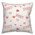 thumbnail image 1 of Creative Products XOXO Pattern 18 x 18 Spun Poly Pillow, 1 of 3