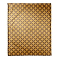 thumbnail image 1 of Creative Products Yellow Diamond Pattern 50x60 Coral Fleece Blanket, 1 of 2