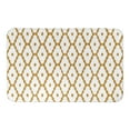 thumbnail image 1 of Creative Products Yellow Diamond Zig Zag Pattern 34x21 Bath Mat, 1 of 1