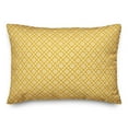 thumbnail image 1 of Creative Products Yellow Floral Pattern 14x20 Spun Poly Pillow, 1 of 2