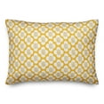 thumbnail image 1 of Creative Products Yellow Floral Pattern 14x20 Spun Poly Pillow, 1 of 2