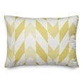 thumbnail image 1 of Creative Products Yellow Geo Chevron 14x20 Indoor / Outdoor Pillow, 1 of 3