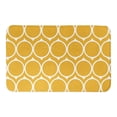 thumbnail image 1 of Creative Products Yellow Mid Mod Circles 34x21 Bath Mat, 1 of 1