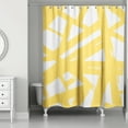 thumbnail image 1 of Creative Products Yellow Paint Strokes 71x74 Shower Curtain, 1 of 2