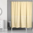 thumbnail image 1 of Creative Products Yellow Sketch Stripes  71x74 Shower Curtain, 1 of 2