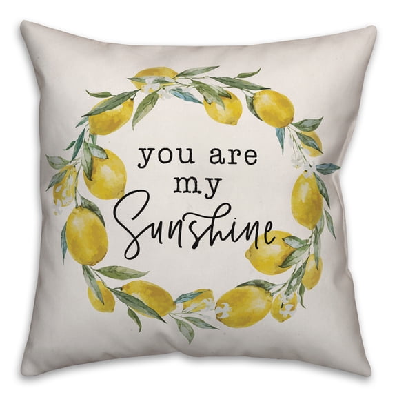 Creative Products You Are My Sunshine 18x18 Indoor / Outdoor Pillow