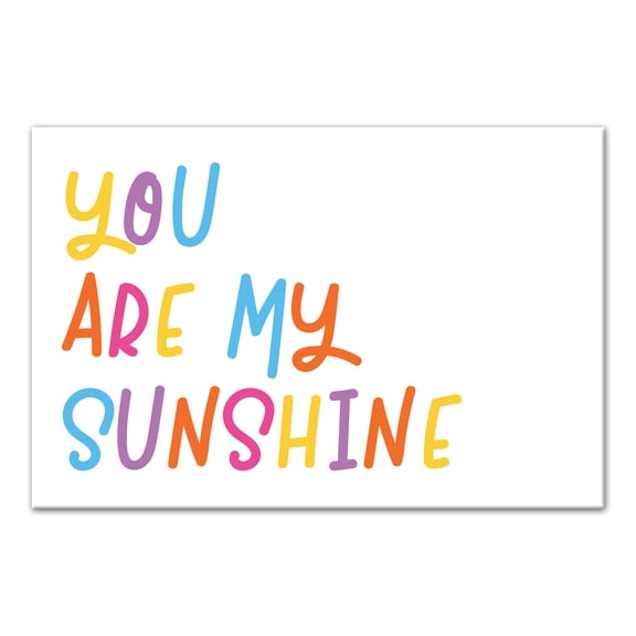Creative Products You Are My Sunshine 20x30 Canvas Wall Art