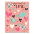 thumbnail image 1 of Creative Products You Fill My Heart With Love 11x14 Canvas Wall Art, 1 of 5