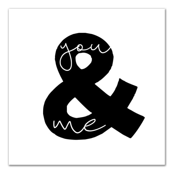 Creative Products You & Me 20x20 Canvas Wall Art