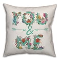 thumbnail image 1 of Creative Products You & Me Floral 18x18 Spun Poly Pillow, 1 of 2