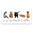 thumbnail image 1 of Creative Products You Say Cat Lady Like Its A Bad Thing 10 x 20 Canvas Wall Art, 1 of 5