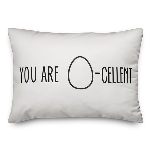 Creative Products You are Egg-Celent 14x20 Spun Poly Pillow