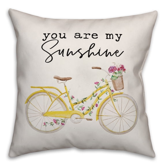 Creative Products You are my Sunshine 16x16 Spun Poly Pillow
