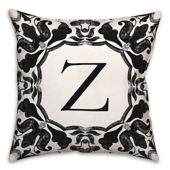 Creative Products Z Monogram 18x18 Indoor / Outdoor Pillow