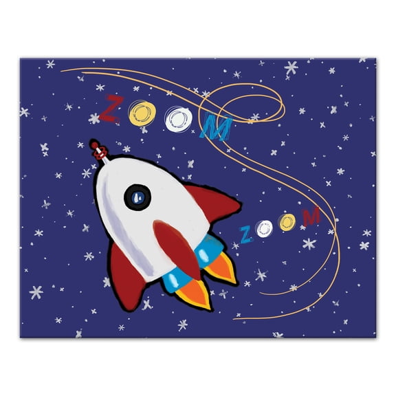 Creative Products ZOOM Space Ship 14x11 Canvas Wall Art