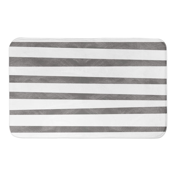 Creative Products Zebra Stripes 34x21 Bath Mat