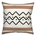 thumbnail image 1 of Creative Products Zig Zag Dots 18 x 18 Spun Poly Pillow, 1 of 3