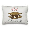 thumbnail image 1 of Creative Products s'more love 14x20 Spun Poly Pillow, 1 of 3