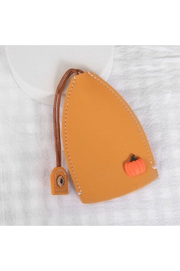Creative Pull-Out Key Case Cover Leather Large-Capacity Key Sleeve Keychain Bag Female Car Keychain Cover Organizer Pouch