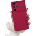 thumbnail image 1 of Creative Push Window Solid Colour Phone Case, Full Lens Protection, Drop Proof, for Samsung Galaxy A53 A33 A73 A22 A31 A32 A51 A52 A71 A23 A13 A72 A54 Phone Case (Red,A32 4G), 1 of 8