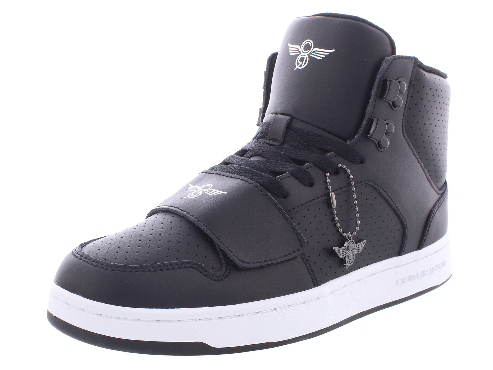 Creative Recreation Athletic Shoes Hi-top Style, Black/White, 15