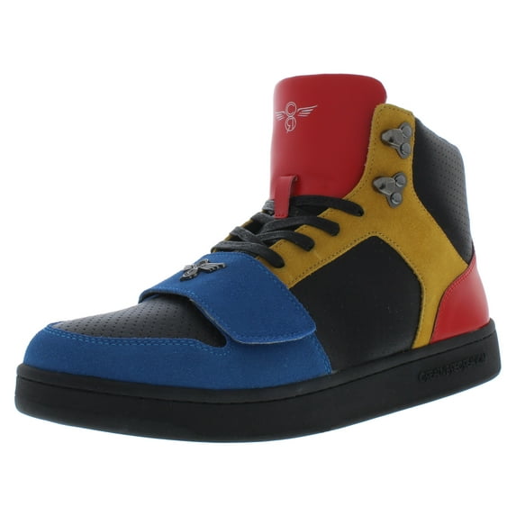 Creative Recreation Cesario Lux Mens Shoes Size 10.5, Color: Black/Red/Gold