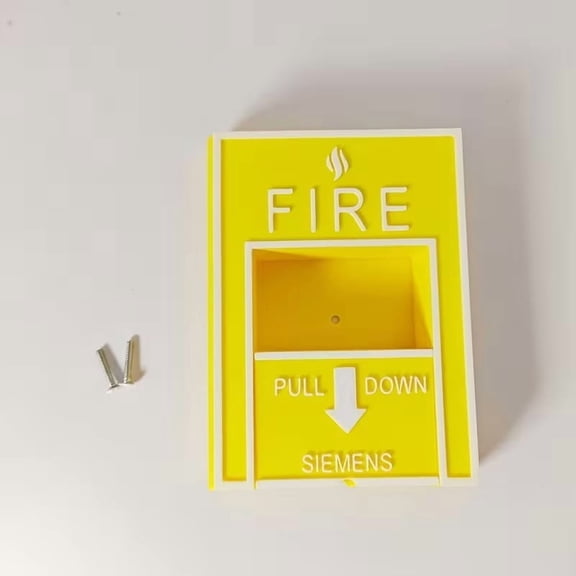 Creative Red Pull-Wire Alarm Button | Emergency Safety Switch Panel for Home & Business