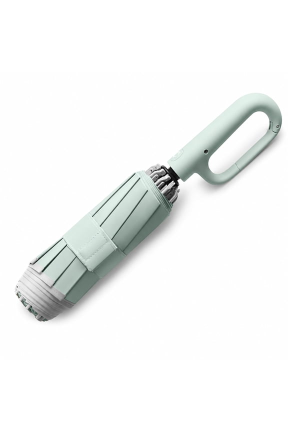 Creative Ring Buckle Windproof Reinforced Umbrella, Reflective Safety Strip, Reverse Automatic Folding Travel Umbrella for Rainy Commute & Outdoor Use