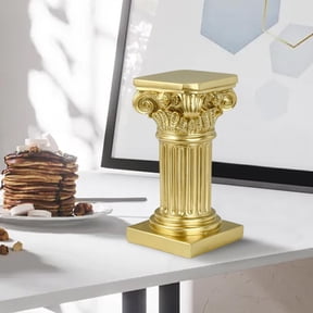 Creative Roman Column Statue Resin Roman Pillar Plinth Base Sculpture Pedestal for Living Room Layout Decoration Handicraft Props