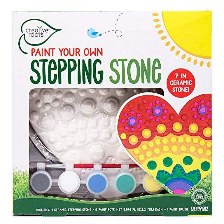 Creative Roots Paint Your Own - Heart Stepping Stone