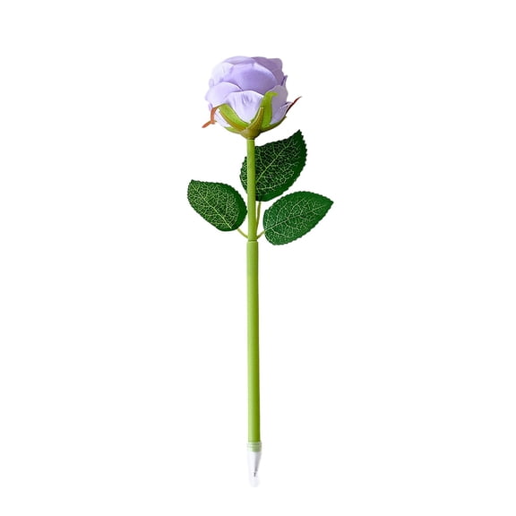 Creative Rose Flower Ballpoint Pen, Simulation Bouquet Decorative Writing Tool, Lightweight Floral Stationery Pen, Smooth Blue Ink Writer for Gifting, Parties, and Daily Writing Use