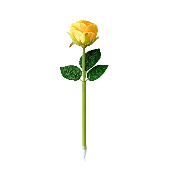 Creative Rose Flower Ballpoint Pen, Simulation Bouquet Decorative Writing Tool, Lightweight Floral Stationery Pen, Smooth Blue Ink Writer for Gifting, Parties, and Daily Writing Use