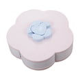 thumbnail image 1 of Creative Rotating Snack Tray with Divided Compartments, Portable Snack Box for Movie Nights and Travel, Lazy Food Organizer with Rotating Lid, for Party & Home Use, Easy to Clean Pink, 1 of 4