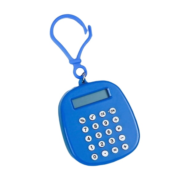 Creative Round Shape Calculator Featuring Backside Puzzle Stress Relief Function And LED Screen