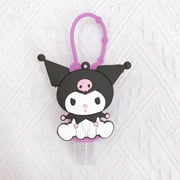Creative Sanrio Kuromi Hand Sanitizer Sub-Bottle Cinnamoroll Dog My Melody Empty Bottle Go Out Portable Can Hang Silicone Sleeve