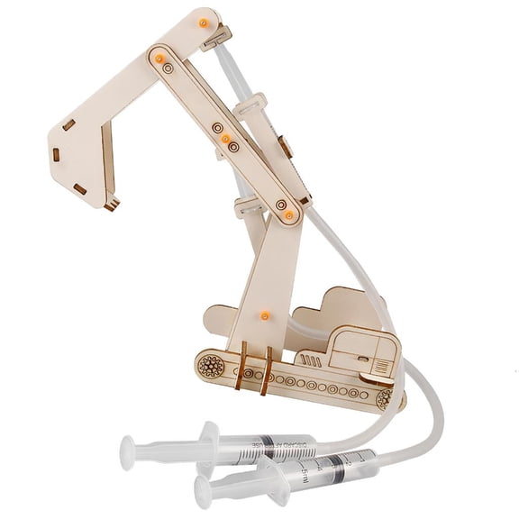 Creative School Laboratory Equipment Wooden Mechanical Excavator Assembly Classroom Learning For Teenagers