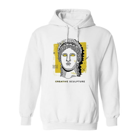 Creative Sculpture Design Hoodie Men -Image by Shutterstock, Male x-Large