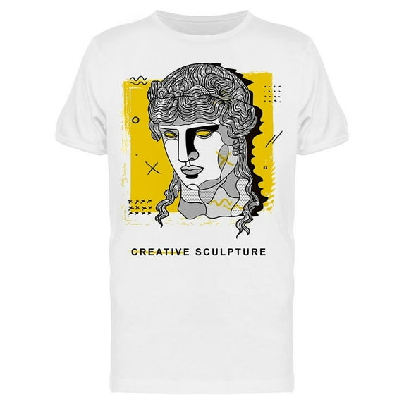Creative Sculpture Dionysus Art T-Shirt Men -Image by Shutterstock, Male Small