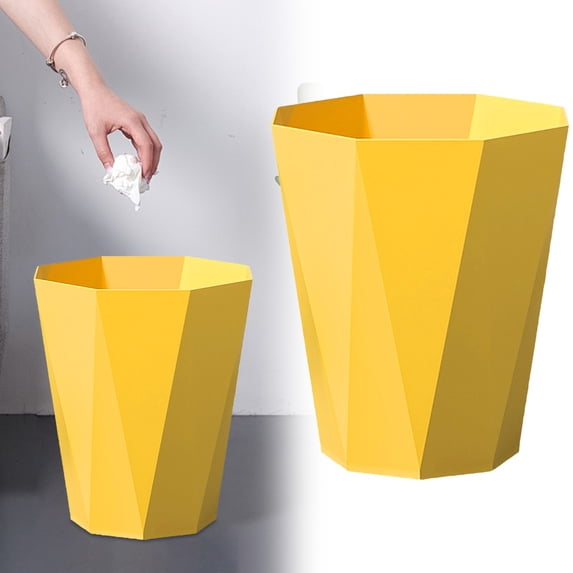 Creative Shaped Trash Can Creative Shaped Plastic Garbage Bin For Bathroom Kitchen And Living Room Large Capacity Wastebasket Trash Can Plastic 6.49"*9.05"*11.6"
