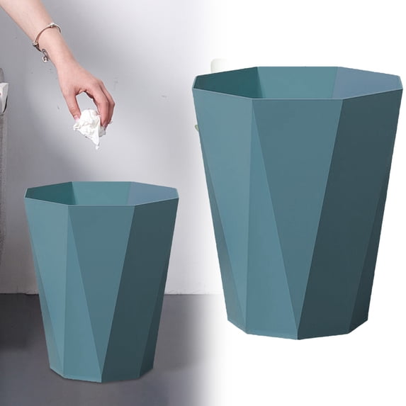 Creative Shaped Trash Can Creative Shaped Plastic Garbage Bin For Bathroom Kitchen And Living Room Large Capacity Wastebasket Trash Can Plastic 6.49"*9.05"*11.6"