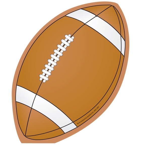 SHAPES ETC. Large Notepad - Football