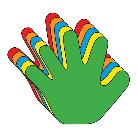 SHAPES ETC. Hand Assorted Colors Creative Cut-Outs- 3