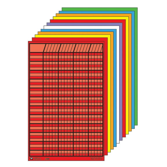 SHAPES ETC. Small Chart - Set of 12