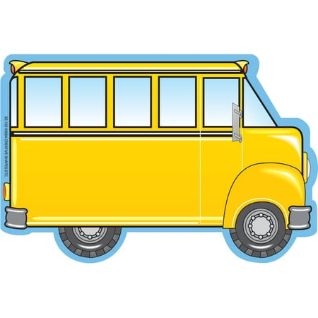 SHAPES ETC. Large Notepad - Bus